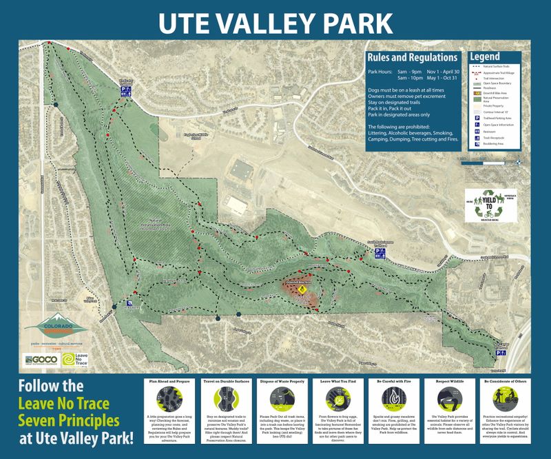 Map of Ute Valley Park